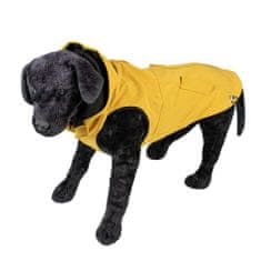 Duvo+ stylová bunda s kapucí pro psy L 60cm žlutá