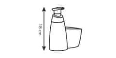 Tescoma Dávkovač saponátu Clean Kit 350 ml, s místem pro houbičku (900614)