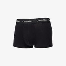 Calvin Klein Cotton Stretch Low Rise Trunk 3-Pack Black S S Černá