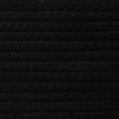 Greatstore Úložné koše 2 ks bílé a černé bavlna