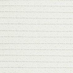 Greatstore Úložný koš šedý a bílý Ø 43 x 38 cm bavlna