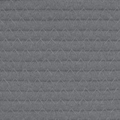 Vidaxl Úložný koš šedý a bílý Ø 43 x 38 cm bavlna
