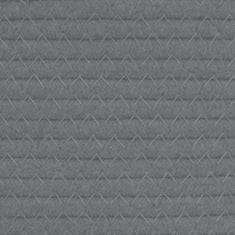 Greatstore Úložný koš šedý a bílý Ø 40 x 35 cm bavlna