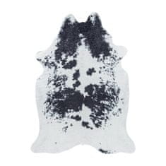 Ayyildiz Kusový koberec Etosha 4114 black (tvar kožešiny) 100x135 tvar kožešiny
