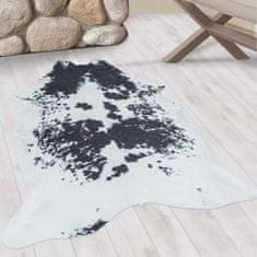 Ayyildiz Kusový koberec Etosha 4114 black (tvar kožešiny) 100x135 tvar kožešiny