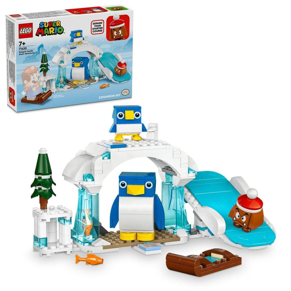 Levně LEGO Super Mario 71430 Sněhové dobrodružství s rodinou penguin – rozšiřující set