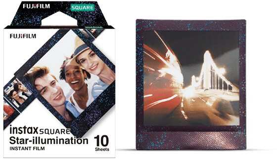 Levně FujiFilm Instax Film square Star Illumi 10 ks