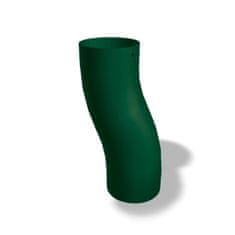 STREFA PREFA soklové koleno hliníkové Ø 120 mm, Mechově zelená RAL 6005