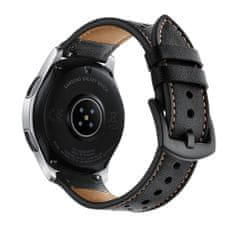 Tech-protect Řemínek Leather Samsung Galaxy Watch 42Mm Black