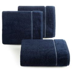 Eurofirany Bavlněný ručník SALADO 70x140 Eurofirany navy blue