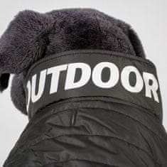 Duvo+ voděodolná zimní vesta pro psy XS 30cm černá