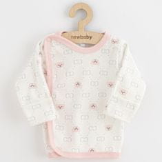NEW BABY Kojenecká košilka Classic II medvídek růžový - 62 (3-6m)