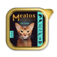 Meatos Cat Cod &amp; Trout kousky v omáčce 85 g