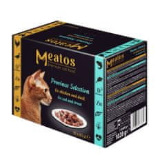Meatos Cat Multipack kousky v omáčce 12 x 85 g