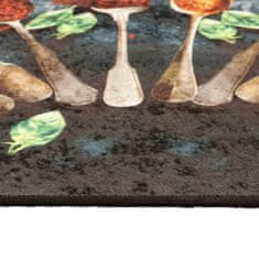 Greatstore Kuchyňský koberec vícebarevný 60x180 cm pratelný protiskluzový