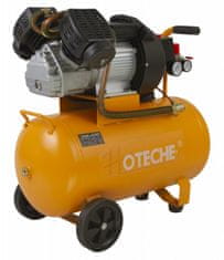 Hoteche Vzduchový kompresor 50 l 230 V, olejový dvouválcový - HOTECHE