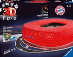 Ravensburger Svítící 3D puzzle Noční edice Allianz Arena, Mnichov 216 dílků