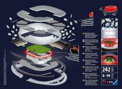 Ravensburger Svítící 3D puzzle Noční edice Allianz Arena, Mnichov 216 dílků