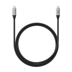 Satechi USB4 Pro Braided Cable 1.2m (PD240W,40Gbps data,8K/60Hz or 4K/120Hz) - černý