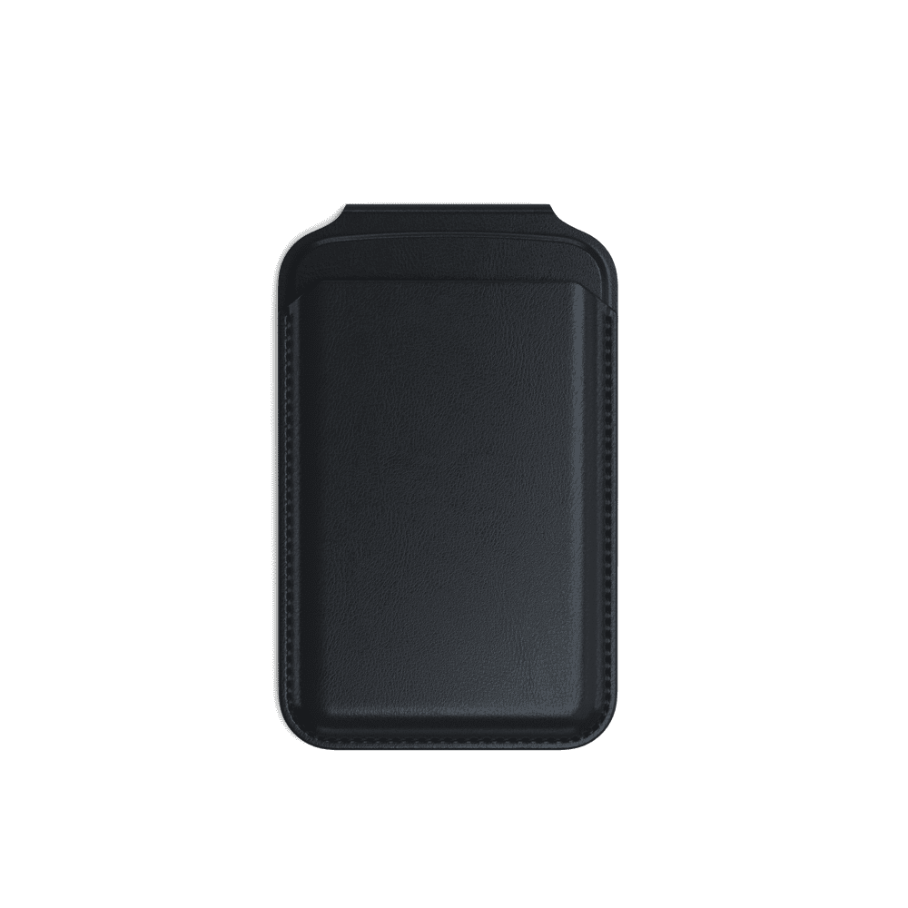 Levně Satechi Vegan-Leather Magnetic Wallet Stand (iPhone 12/13/14/15 all models) - černá