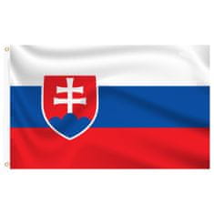 Timeless Tools Vlajka se stožárem 90x150cm se slovenskou vlajkou