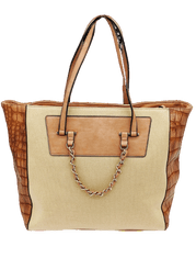 Sisley low shopping bag Ghia – natural 