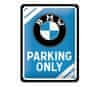 Postershop Poster Plechová cedule – BMW Parking Only