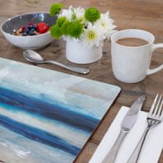 Kitchen Craft Prostírání Creative Tops Blue Absract, 6ks korek