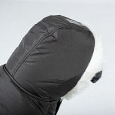 Duvo+ zimní bunda s kapucí pro psy M 50cm černá