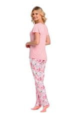 Babella Dámské viskózové pyžamo Tiffany, Sv. růžová, L