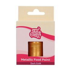 FunCakes FunColours Metallic Food Paint Dark Gold - zlatá 30ml