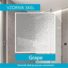 Mereo Kora Lite sprchový kout, R550, 90x90x185 cm, chrom ALU, sklo Grape 4 mm CK35131Z - Mereo