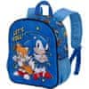 Dětský batoh Sonic 3D 31 cm modrý