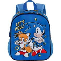 Dětský batoh Sonic 3D 31 cm modrý
