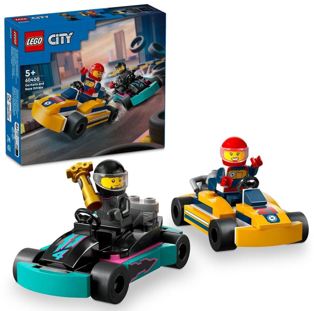 Levně LEGO City 60400 Motokáry s řidiči