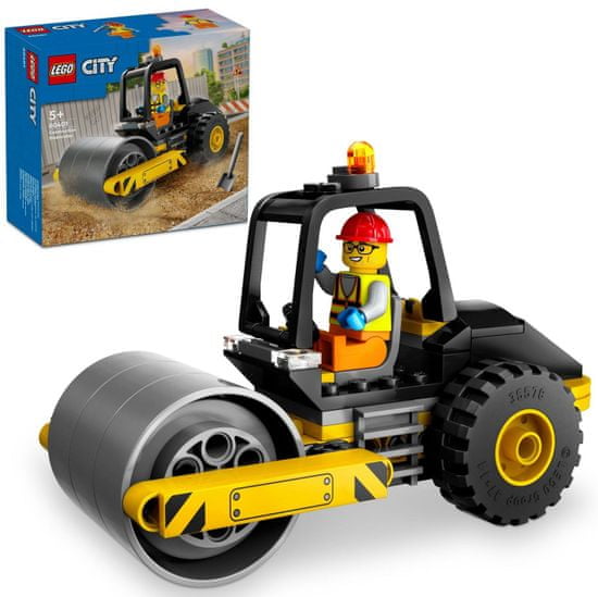 LEGO City 60401 Stavební parní válec - rozbaleno