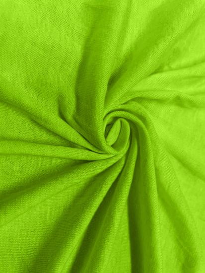 Povlečeme vše Prostěradlo Jersey Lux 180x200 cm zelená