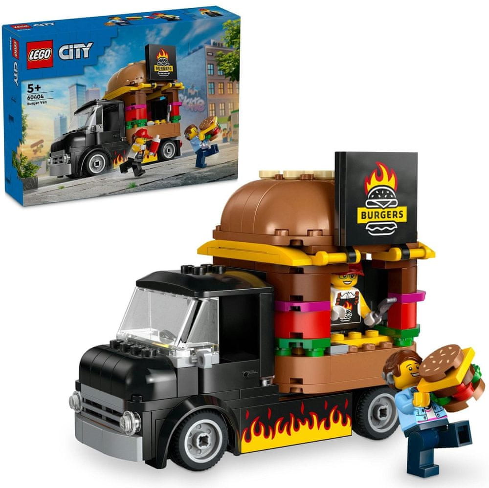LEGO City 60404 Hamburgerový truck - rozbaleno