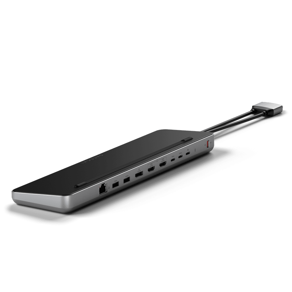 Satechi Dual Docking Stand with NVMe SSD Enclosure ST-DDSM - šedá