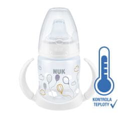 Nuk FC lahvička na učení s kontrolou teploty 150 ml bílá