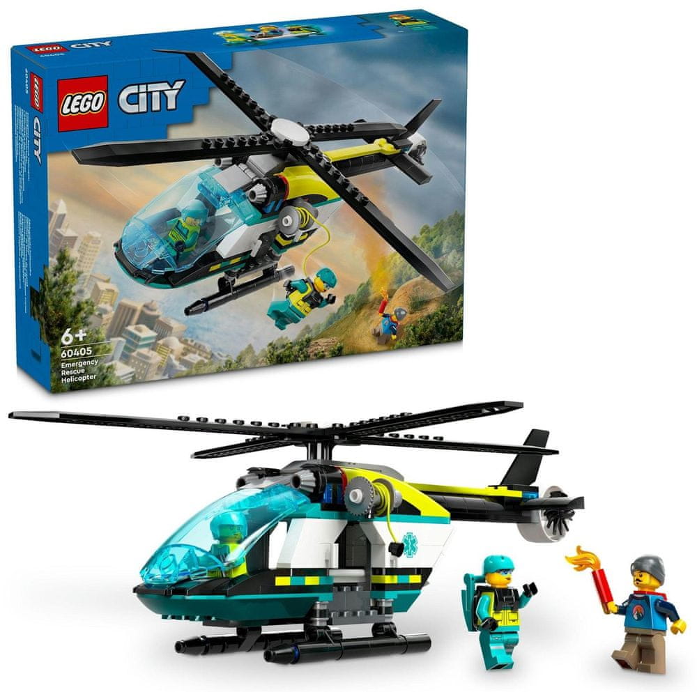 Levně LEGO City 60405 Záchranářská helikoptéra