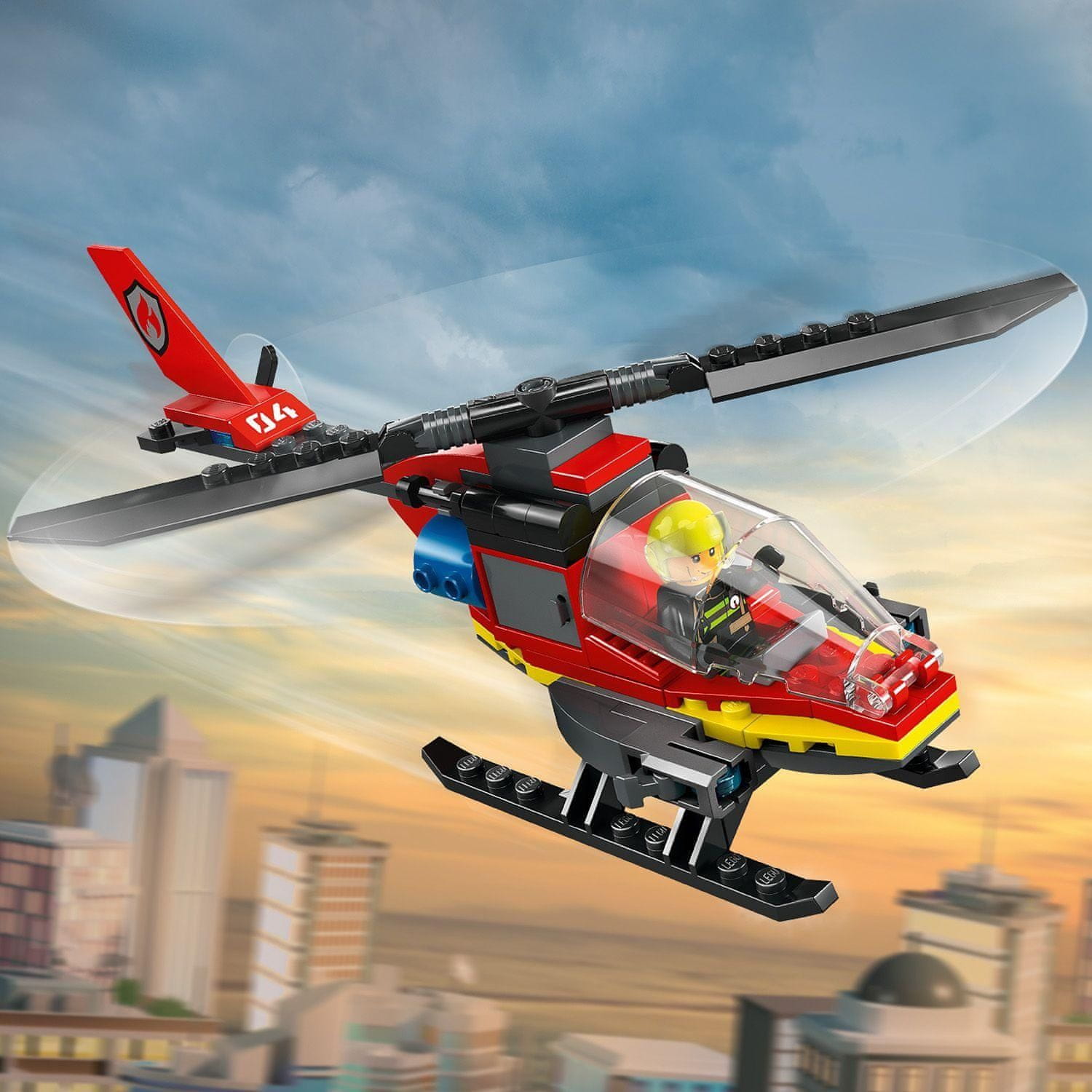 LEGO City 60411 Hasičský záchranný vrtuľník