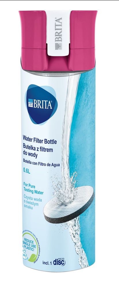 Brita Fill&Go Vital filtrační láhev na vodu 0,6l růžová