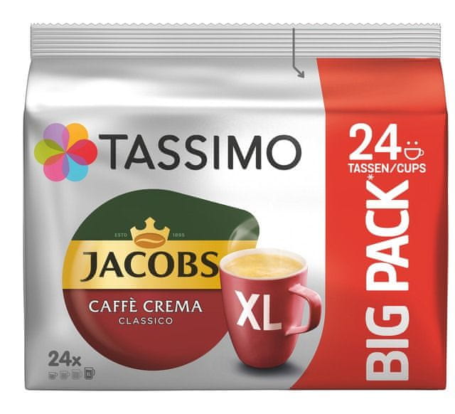 Levně Tassimo Jacobs Caffè Crema Classico XL 24 kapslí