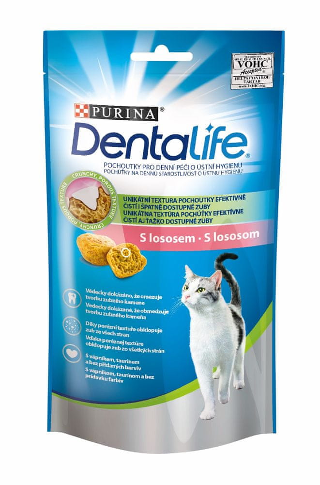 DentaLife Cat losos 8x40 g