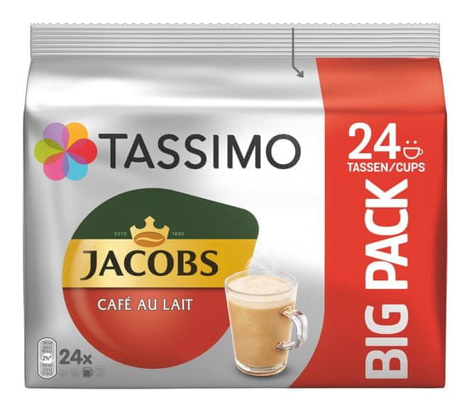Levně Tassimo Jacobs Café Au Lait 24 kapslí