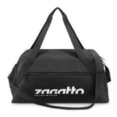 ZAGATTO Sportovní taška dámské pánské na posilovny / trénink, cestovní taška s popruhem přes rameno, jedna hlavní přihrádka a dvě kapsy, voděodolný materiál, taška se uzavírá pevnými zipy, 45x25x20 / ZG843