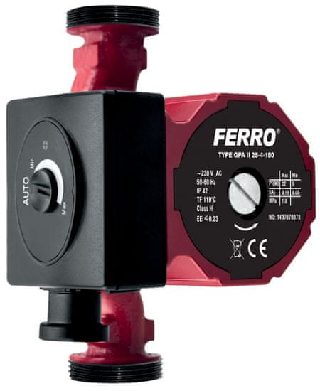 Ferro Ferro 25-60 180mm elektronické oběhové čerpadlo (W0602)