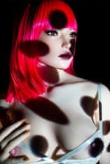 Climax-Doll FD 157cm Polly Realistická panna sexdolls - TPE tělo, silikonová hlava - stojící se šrouby