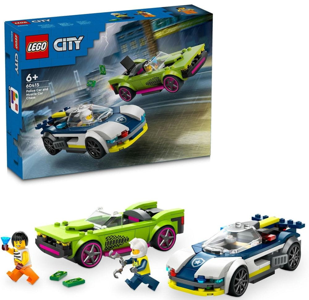 Levně LEGO City 60415 Honička policejního auta a sporťáku